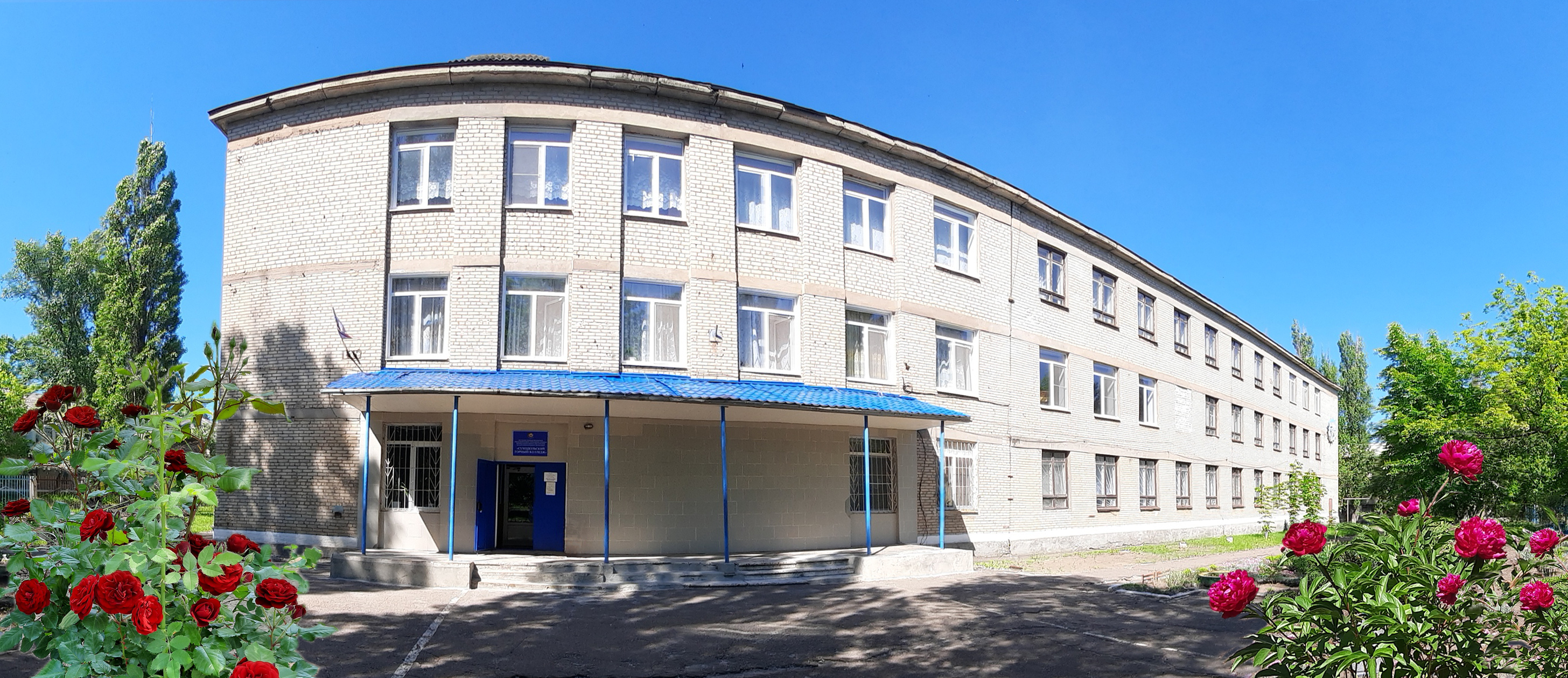 Здание Суходольского горного колледжа главный корпус